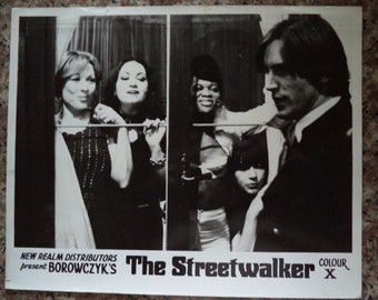 THE STREETWALKER (1976) UK Lobby Card Sylvia Kristel/Joe Dallesandro film