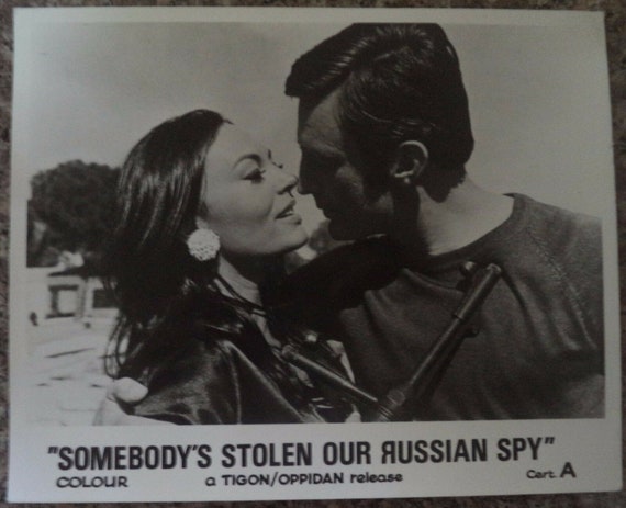 Somebody's Stolen Our Russian Spy (1968) Rare TIGON English LOBBY
