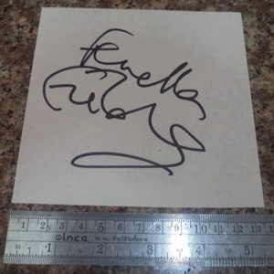 FENELLA FIELDING (1927 - 2018) Autograph, hand signed page, &quot;Carry On&quot; films