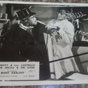 ABBOTT and COSTELLO Meet Dr Jekyll and Mr Hyde (1953) Original English Lobby Card #3