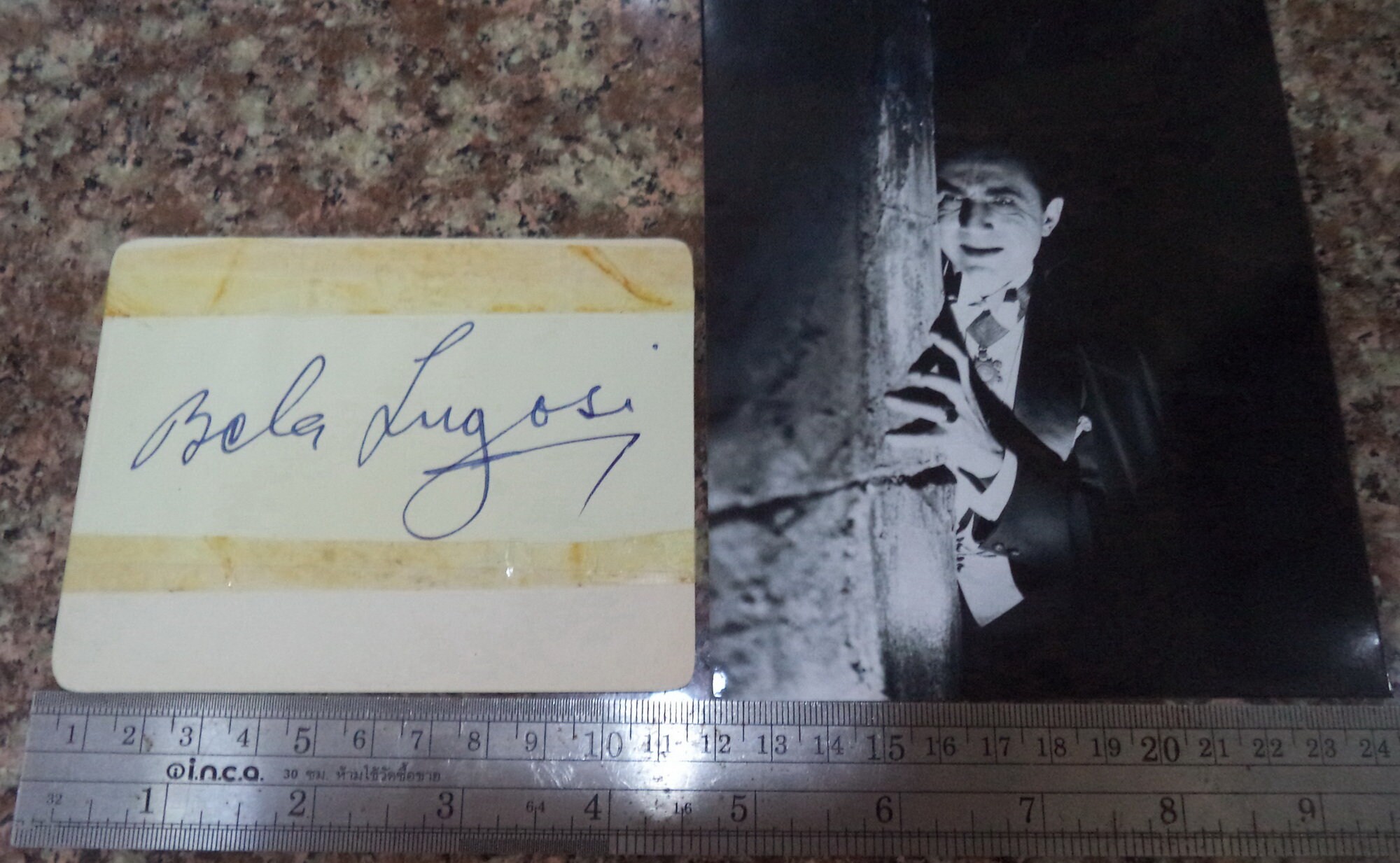 BELA LUGOSI 1882 1956 Autograph, Hand Signed Album Page, Horror Legend ...