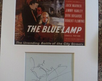 DORA BRYAN (1923 – 2014) Mounted Autograph Display, hand signed page, was in "The Blue Lamp" 1950