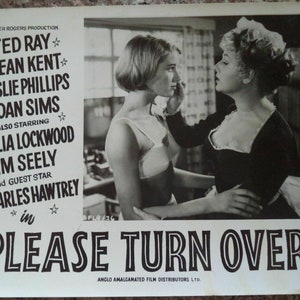 OMZETTEN PLEASE (1959) 5 Engelse lobbykaarten (behoudbaar)