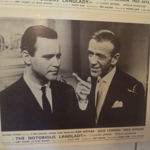 THE NOTORIOUS LANDLADY (1962) English Lobby Card Set (8 cards) Kim Novak, Jack Lemmon, Fred Astaire