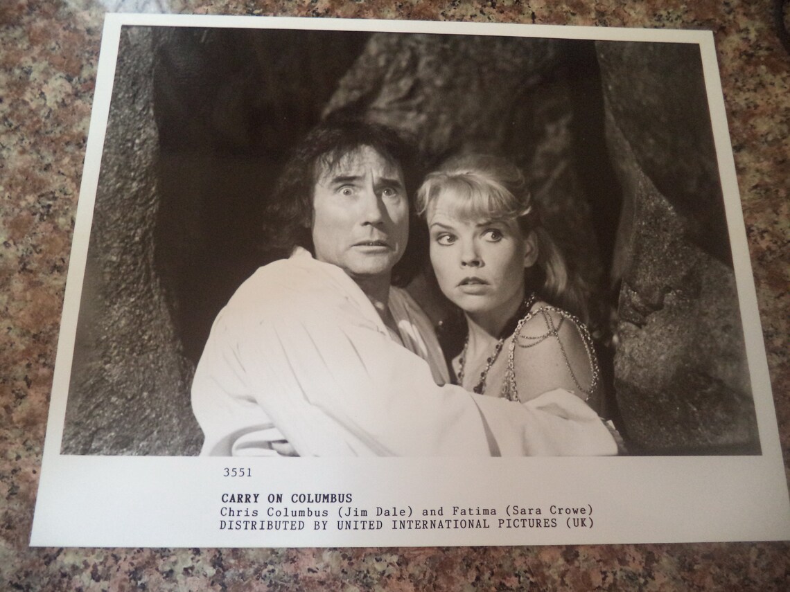 CARRY ON COLUMBUS 1992 4 X English Press Photos Etsy