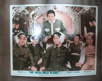 The WILD, WILD PLANET (1966) English Lobby Card Set (8 cards) Tony Russel Sci-Fi