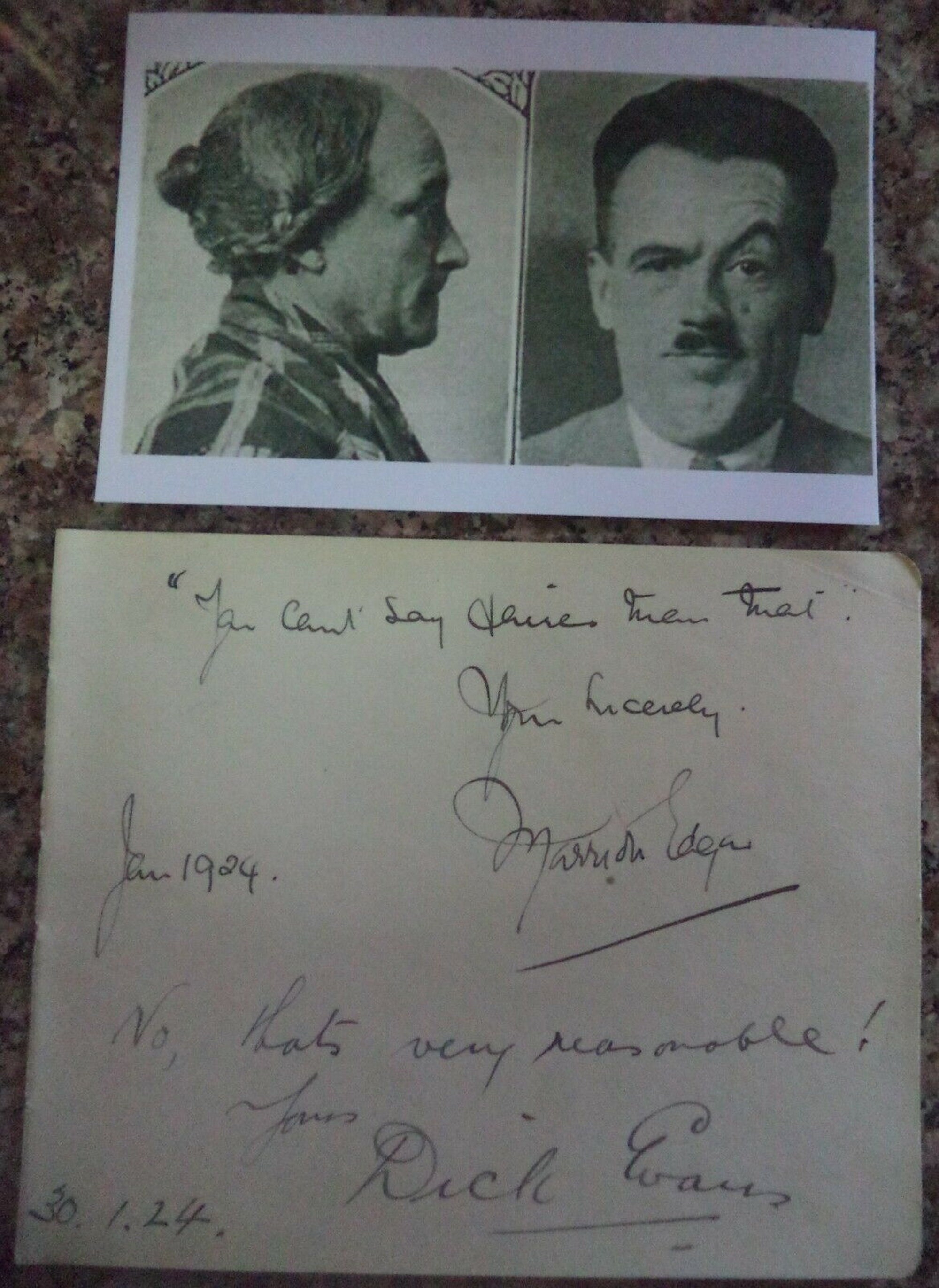 MARRIOTT EDGAR (1880 1951) Scarce Autograph, Hand Signed on Album