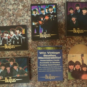 THE BEATLES 100 set di carte collezionabili più carte extra Subset 1996