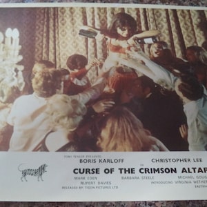 Curse Of The Crimson Altar (1968) TIGON UK Lobis Karloff/Christopher Lee Film