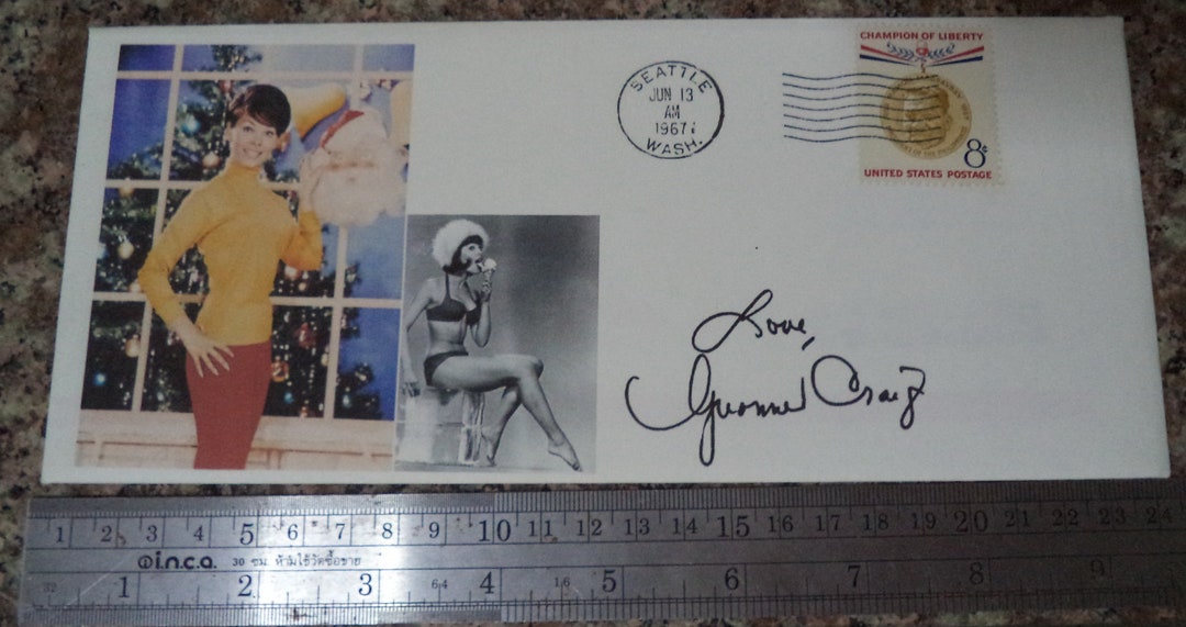YVONNE CRAIG (1937 – 2015) Autograph, Hand Signed on 1967 Envelope ...