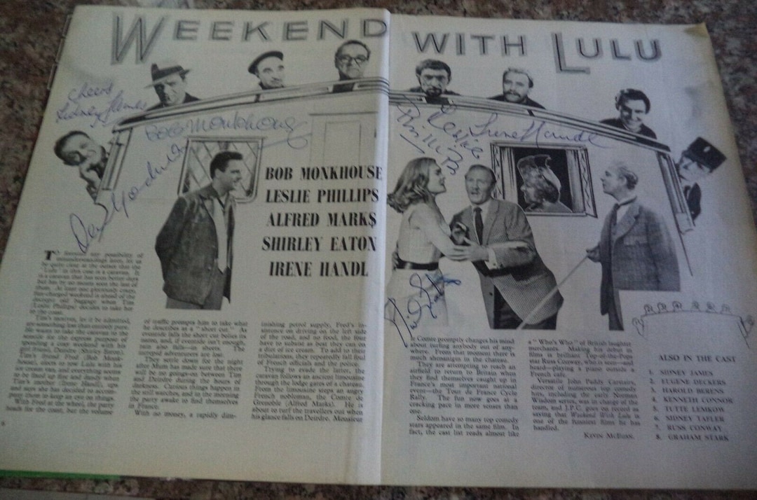 SID JAMES, Bob Monkhouse, Denis Goodwin, Irene Handl, Leslie Phillips