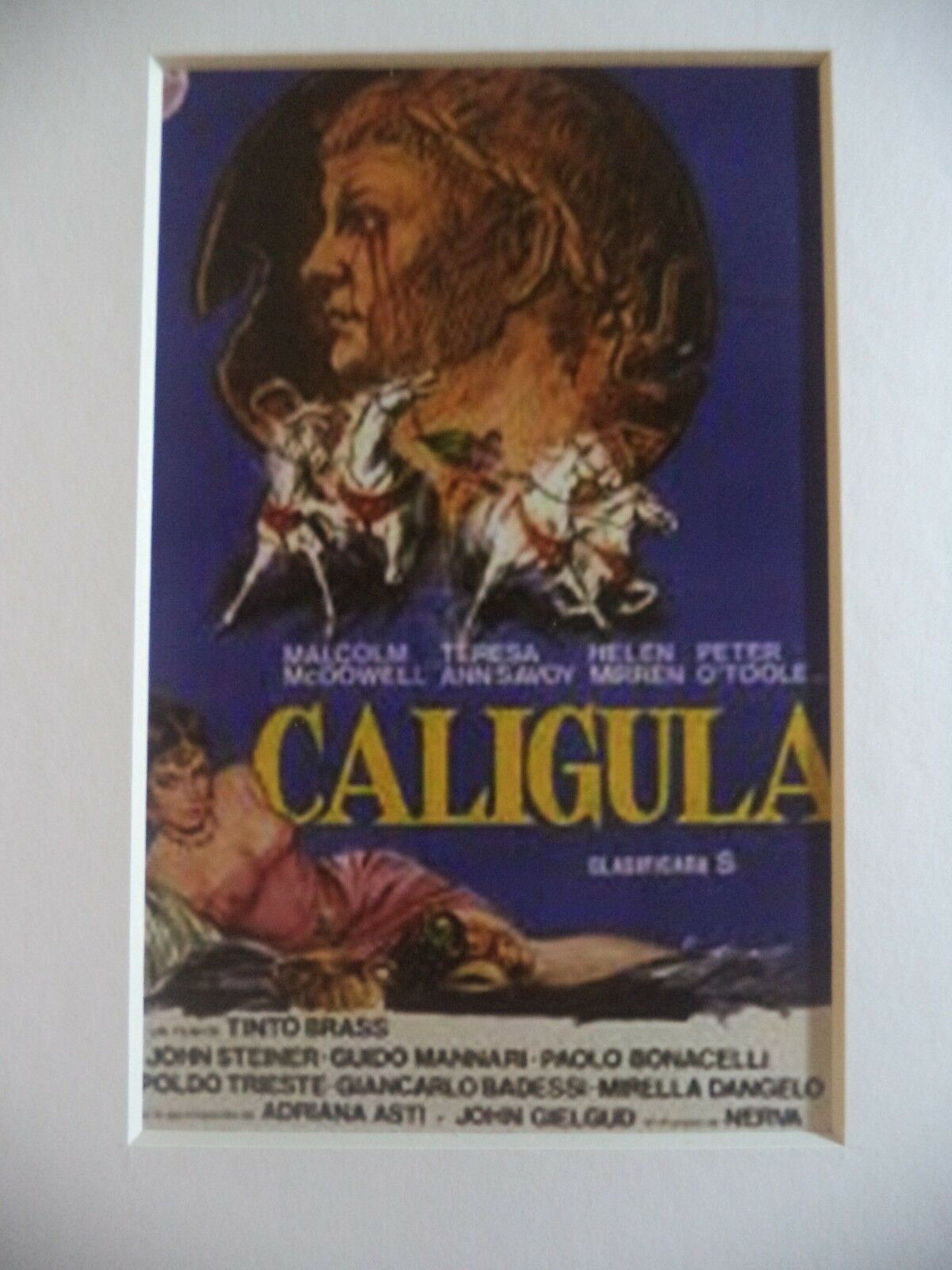 BTS of the great Tinto Brass directing the equally great Malcolm McDowell \u0026 Helen  Mirren on the set of CALIGULA., image size:2000x2667