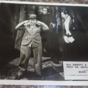 ABBOTT and COSTELLO Meet Dr Jekyll and Mr Hyde (1953) Original English Lobby Card #2