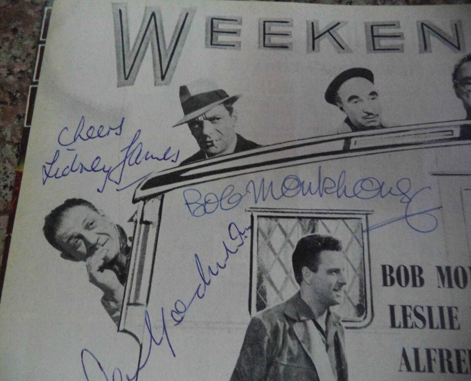 SID JAMES, Bob Monkhouse, Denis Goodwin, Irene Handl, Leslie Phillips