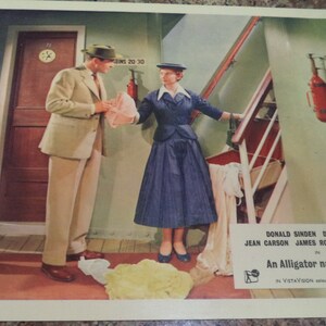 An Alligator Named Daisy (1955) 2 Britse lobbykaarten PLUS vintage handelsadvertentie