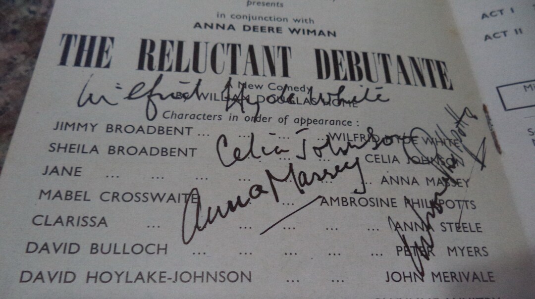 WILFRID HYDE WHITE, Ambrosine Phillpotts, Celia Johnson, Anna