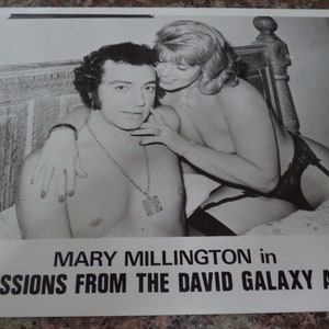 Confessions From The David Galaxy Affair (1979) Schaarse Engelse lobbykaart MARY MILLINGTON