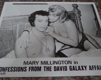 Confessions From The David Galaxy Affair (1979) Scarce English Lobby Card MARY MILLINGTON