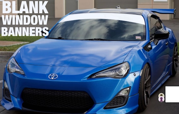 Brz windshield banner deals