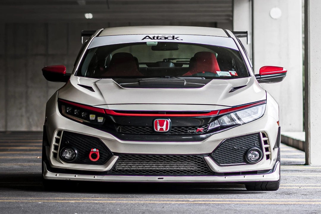 White Windshield Banner Attack Universal Etsy