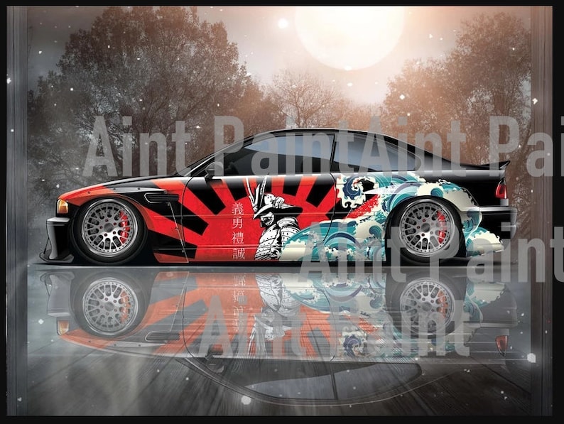 JDM Samurai Livery Car Both Sides Universal Etsy UK