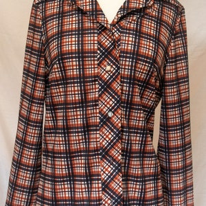 Stage 7 1970s Disco Collar Button Down Shirt