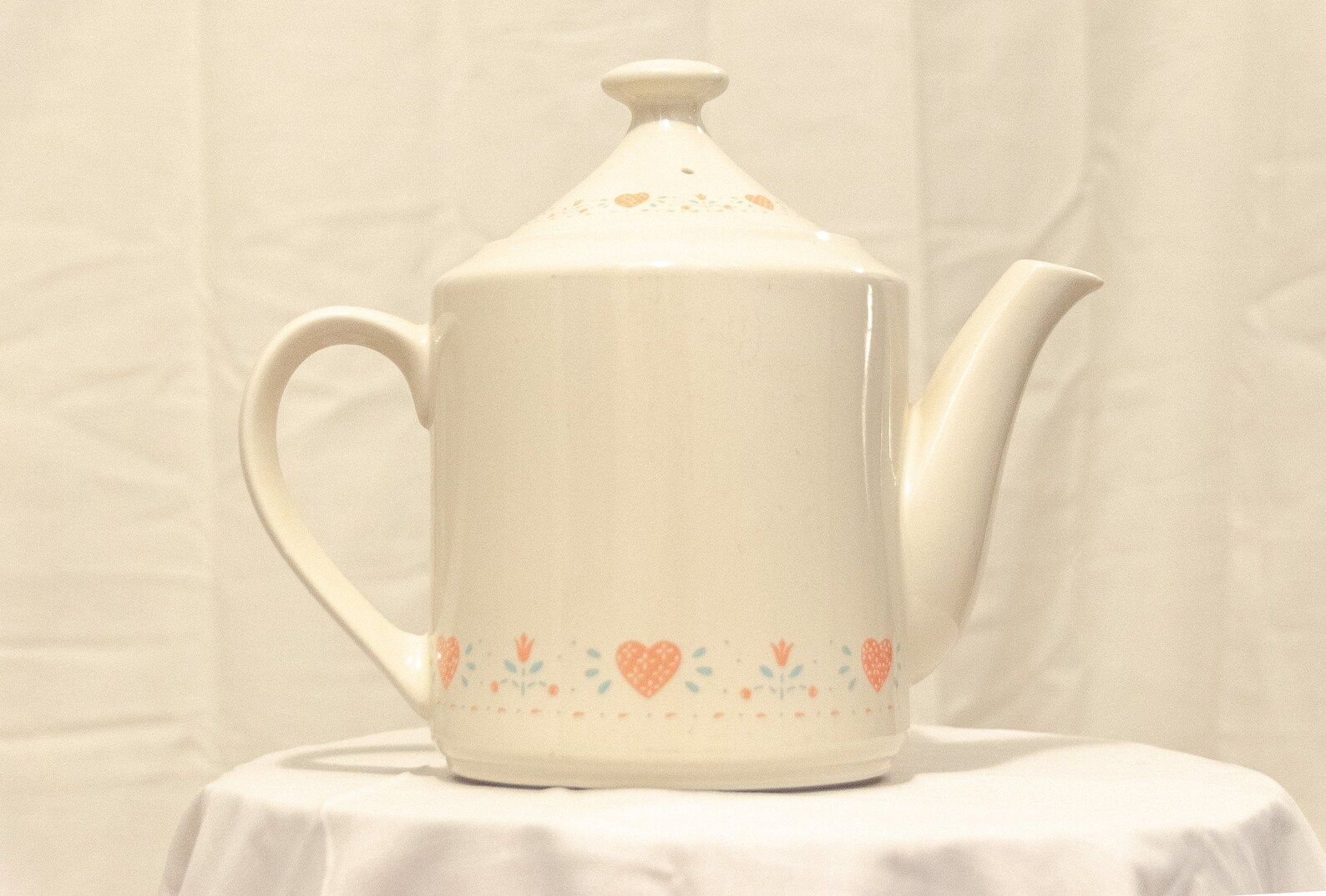 Forever Yours Fine Porcelain Vintage Teapot / Cottagecore Etsy