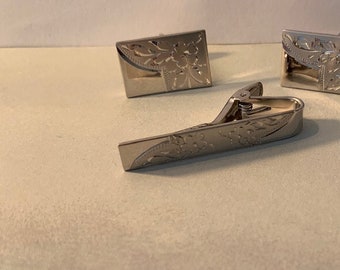 Vintage, cufflinks & tie clip for the person in your life.