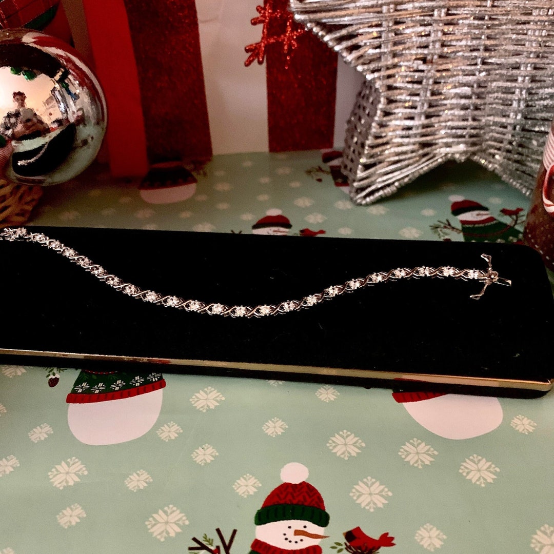 Vintage Petite Tennis Bracelet Etsy