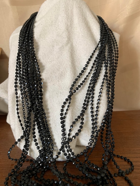 Antique 5 Strand  Necklace