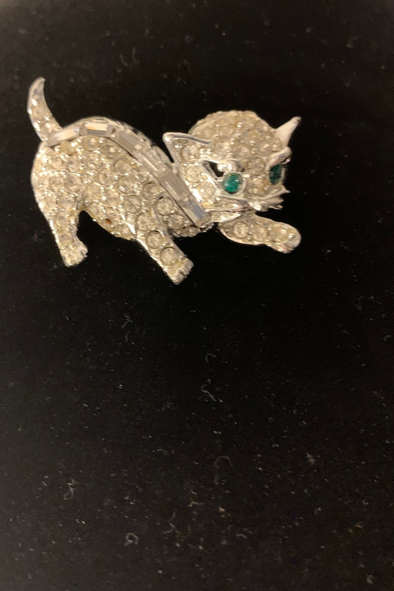 Vintage Crystal Cat