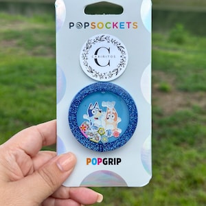 Blue Popsocket Shaker Swappable
