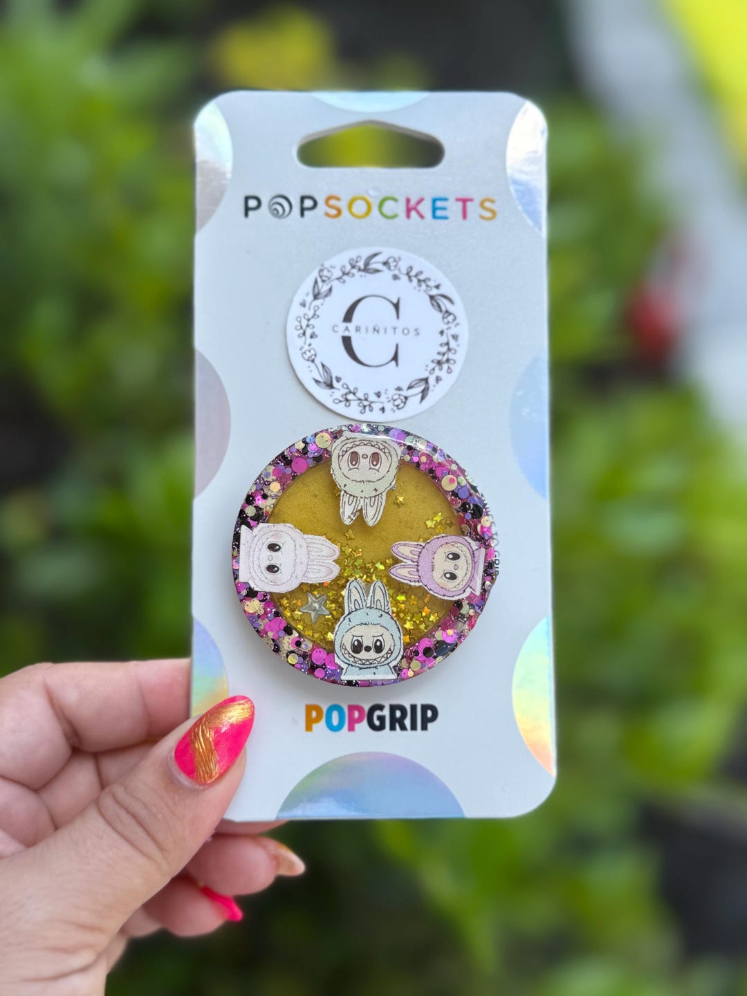 Labubu Popsocket, Badge Holder & Keychain - Etsy