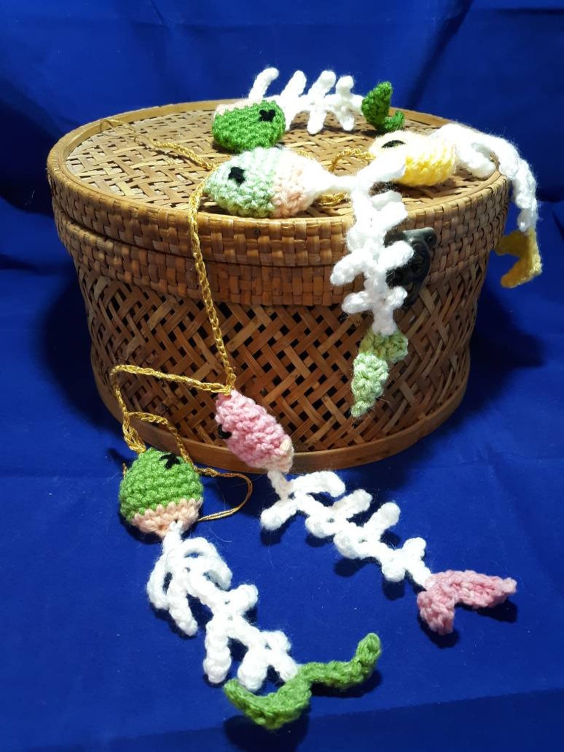 Fish scraps on a line Etsy