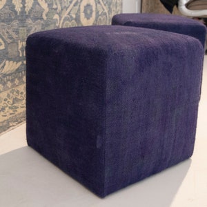 For Sale* Vintage Square Cube Ottoman Solid Color (Individual)