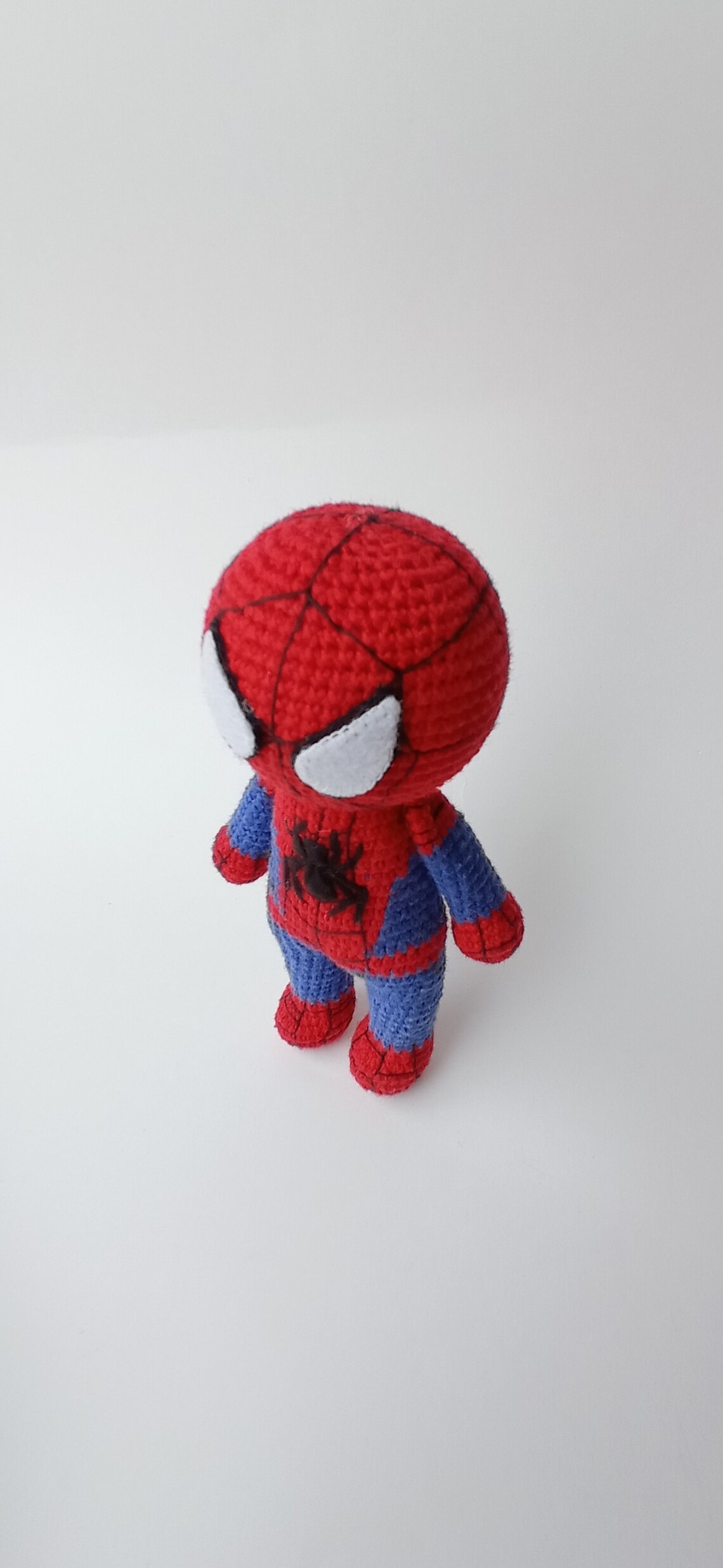 Knitted spiderman toy for children of organic hypoallergenic Etsy