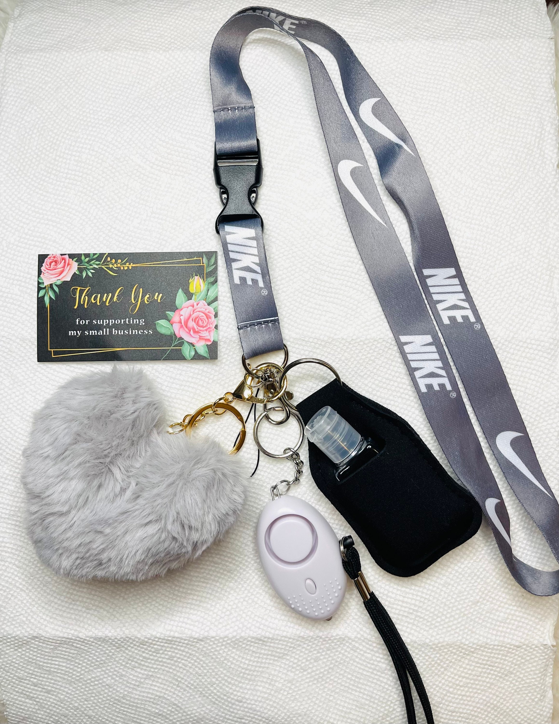 Nike Lanyard Safety Keychains Holder with Love Pom Pom For Etsy