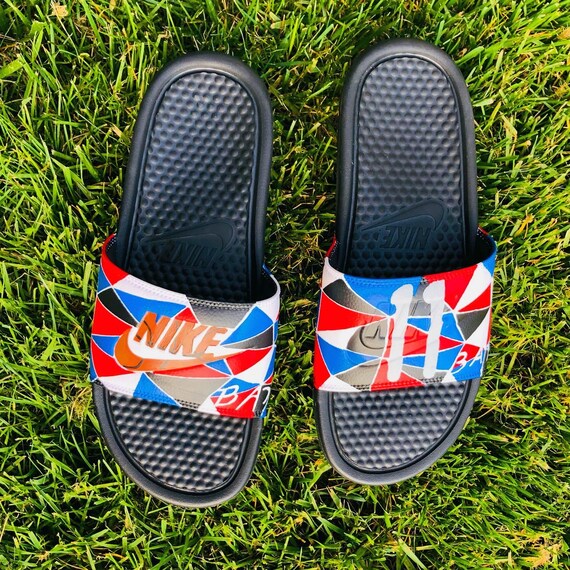 Custom Team Nike Slides | Etsy