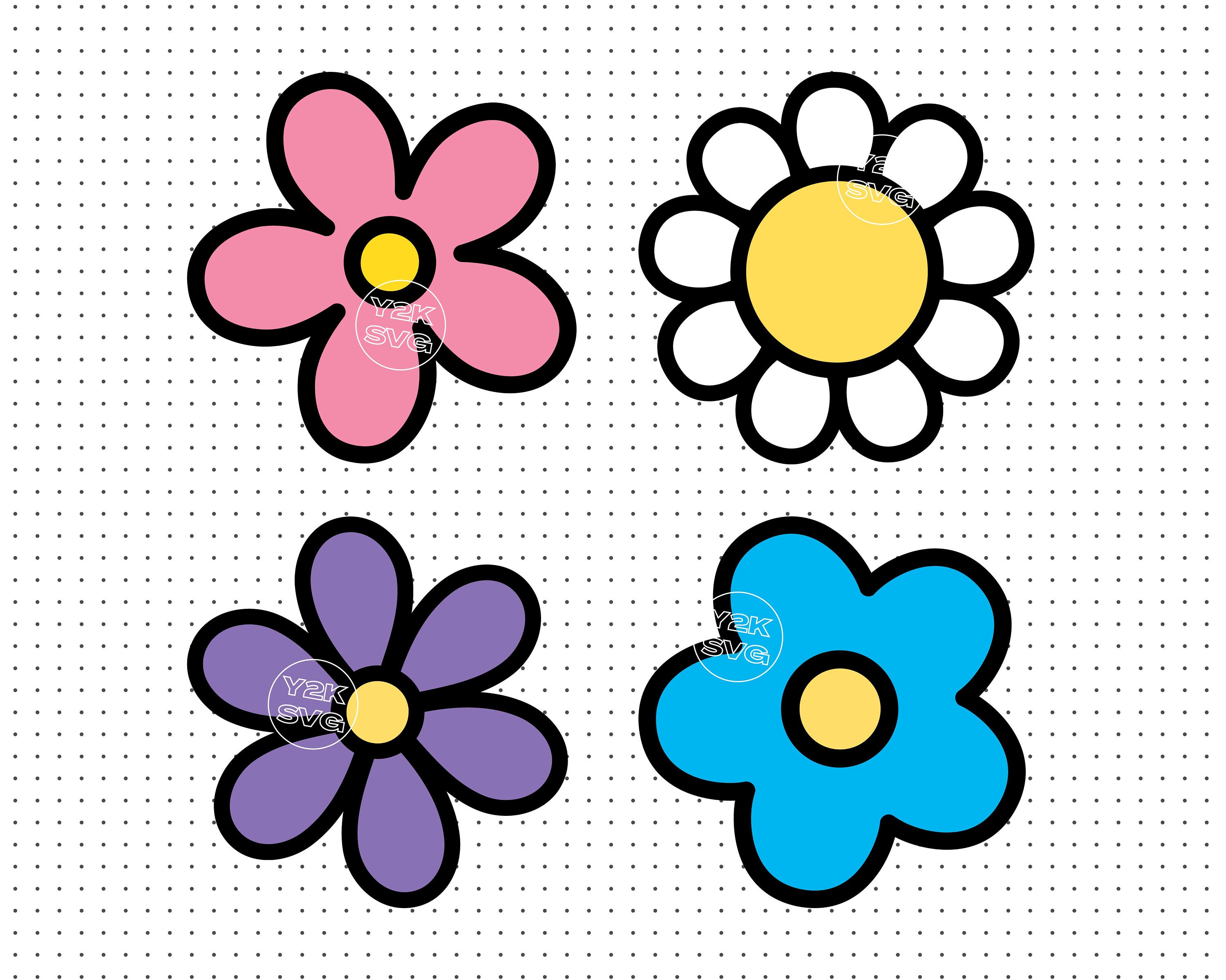 Little Flowers Rhinestone Design Bundle Instant Download
