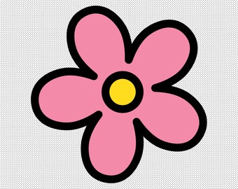 Pink Daisy Flower SVG: Spring Floral Design (Digital Download)