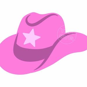 Cowgirl Hut | Digitaler Download | SVG PNG-Design-Dateien für Cricut Procreate Canva, Western svg geschnitten retro Clipart adrette Design Sublimation