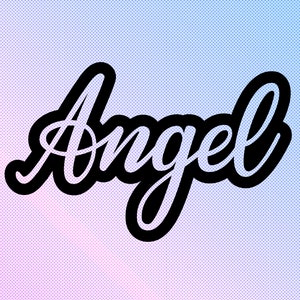 Angel Letters Digital Download svg designs svg files for | Etsy