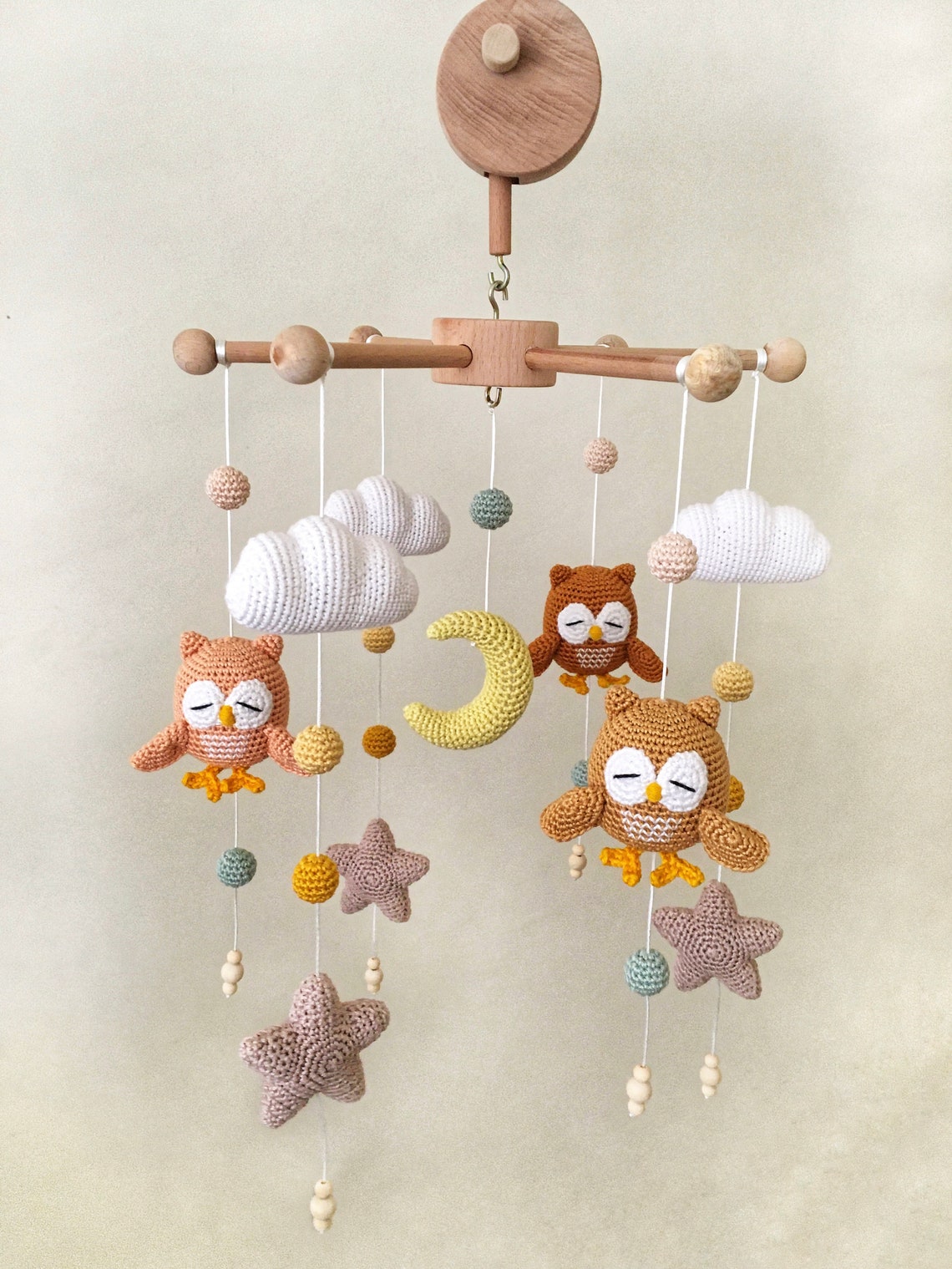 BabyBett mobile gehäkelt Mobile Amigurumi Mobile Schaf Etsy.de