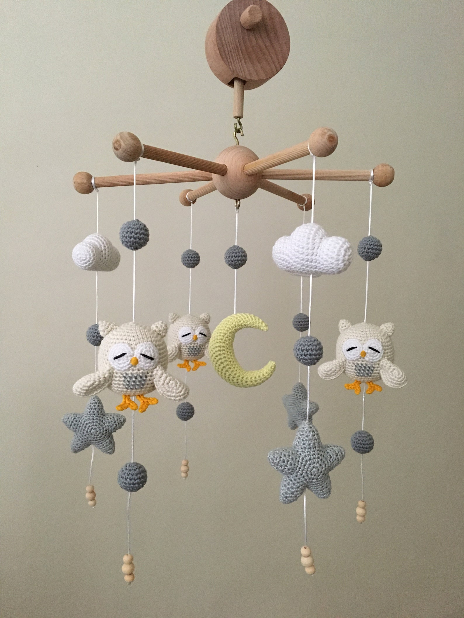 BabyBett mobile gehäkelt Mobile Amigurumi Mobile Schaf Etsy.de