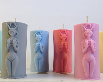 Bastet/Bast Egyptian Goddess Pillar Candle