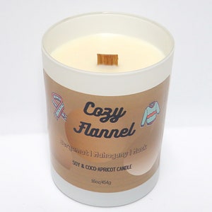Christmas Candle | Wooden Wick | Soy Wax | 10oz - Etsy