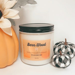 Barn Wood Candle | Soy Wax | 16oz
