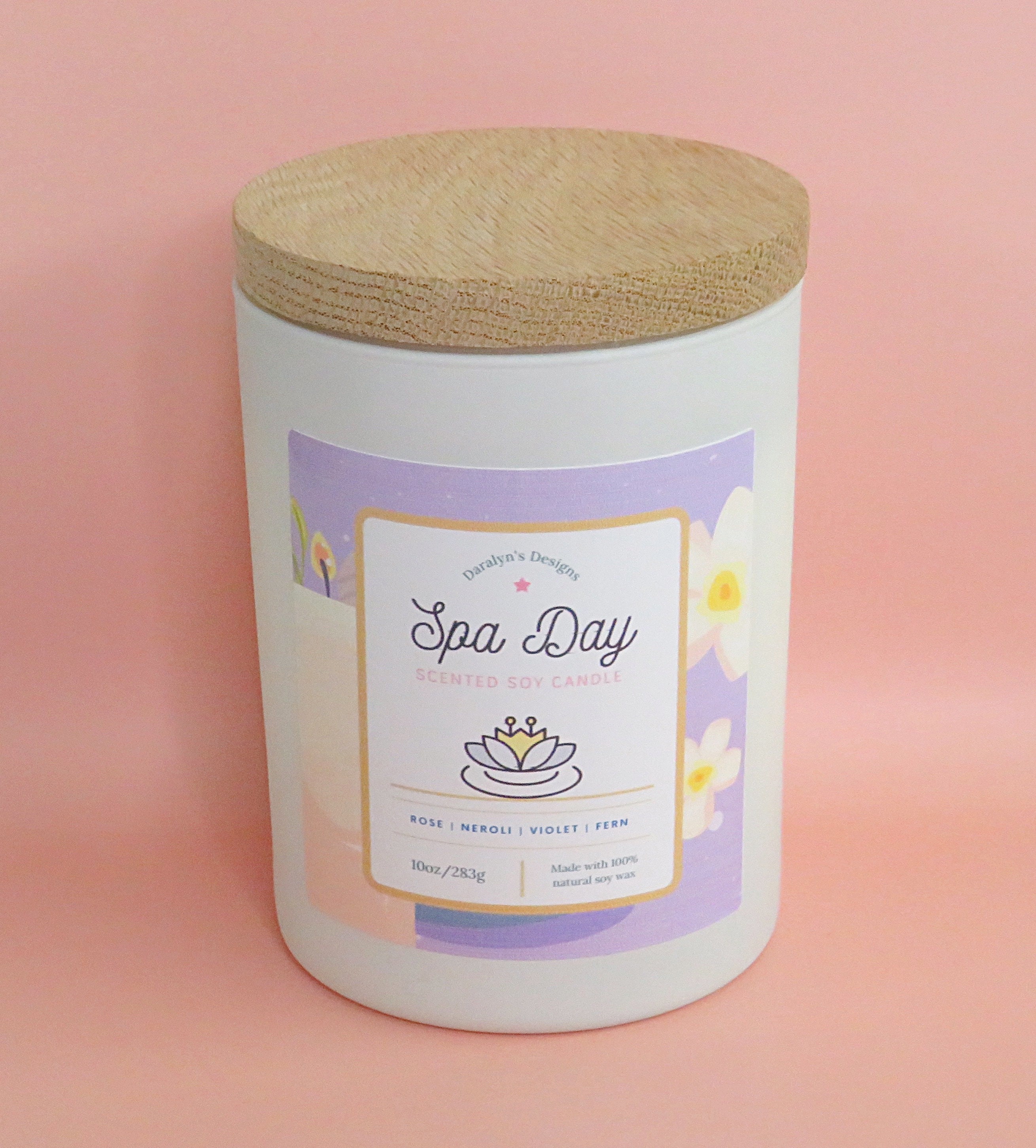 SPA DAY WOODEN WICK CANDLE