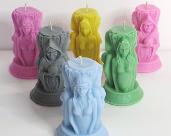 Triple Goddess Pillar Candle