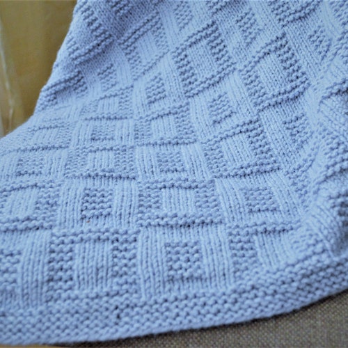 Easy Blanket PATTERN Only in ENGLISH Written Instructions Etsy